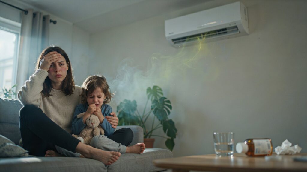 Musty AC Smell Make You Sick